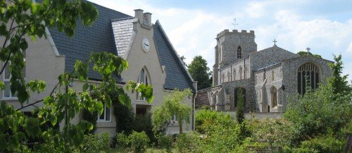 Litlington Church and Old School House