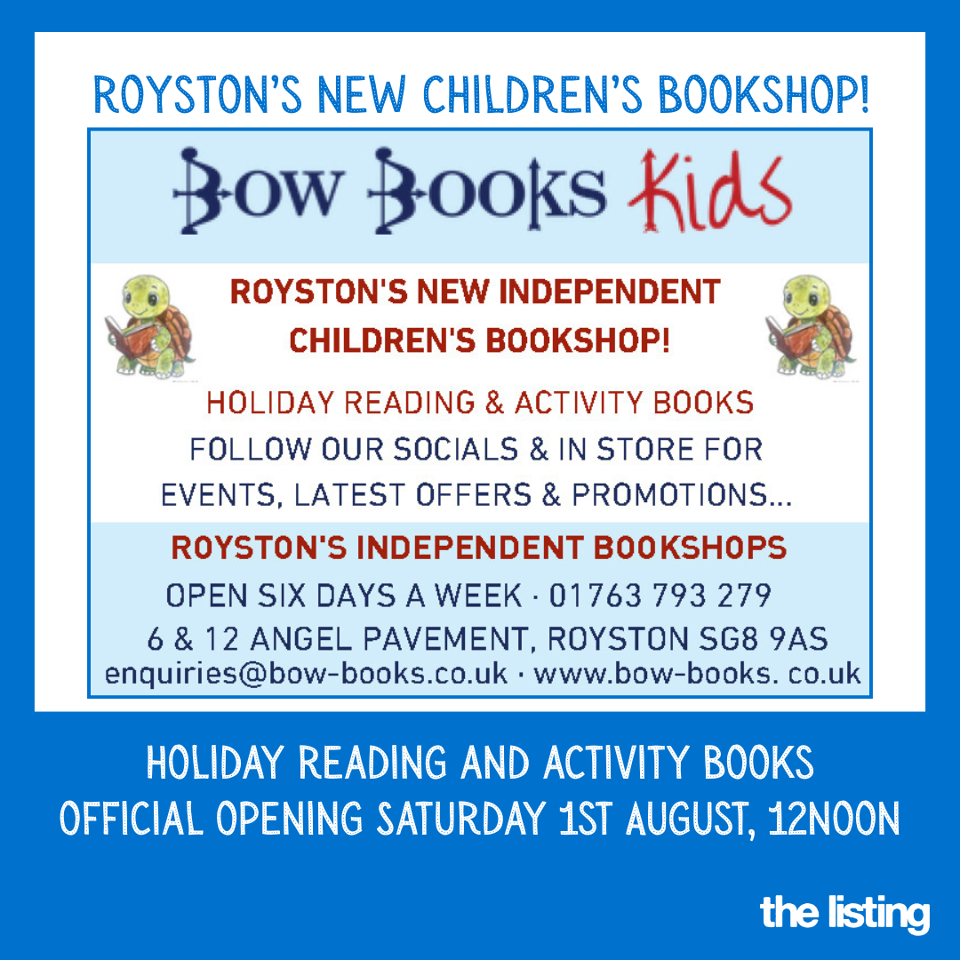 Business News: Bow Books Kids – A New Chapter at Bow Books, Angel Pavement Royston…