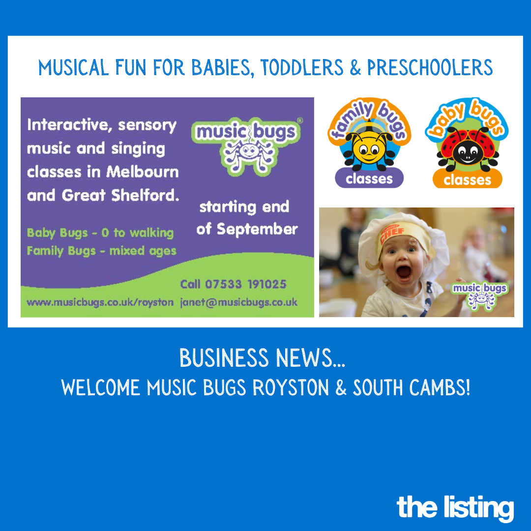 Business News: Welcome Music Bugs Royston & South Cambs!